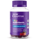 New Chapter Kids Multivitamin Gummies - 65% Λιγότερο Ζάχαρη, Παιδικές Gummy Βιταμίνες με Βιταμίνες C, D3 & Ψευδάργυρο, Μη ΓΤΟ, Χωρίς Γλουτένη, Berry-Citrus, 60ct