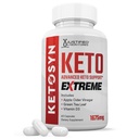 Ketosyn Keto ACV Extreme Pills 1675 MG Keto Υποστήριξη Blend Κάψουλα Εναλλακτική για Keto ACV Gummies Formed with Apple Cider Vinegar Extra Virgin Olive Oil Powder Green Tea Leaf 60 Κάψουλες