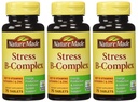 Φυσικό στρες B Complex W Ψευδάργυρος Μέγεθος 75ct (πακέτο των 3) 225 ct Σύνολο