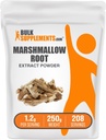 BulkSupplements.com Marshmallow Root Extract Powder - Marshmallow Root Supplement, Herbal Supplement - Gluten Free, 1.2g per Serving, 250g (8.8 oz) (Pack of 1)