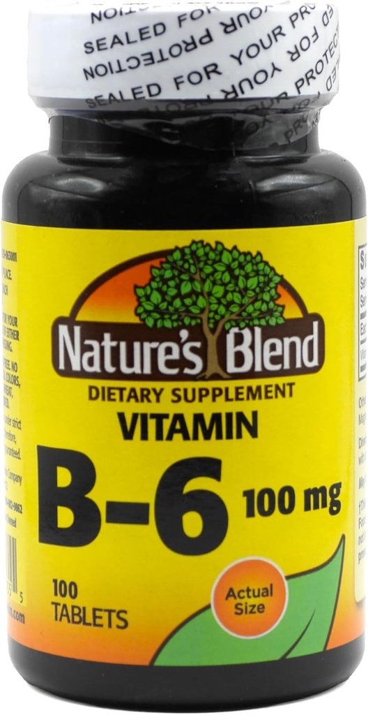 NAT B Βιταμίνη B-6 TB 100MG 100