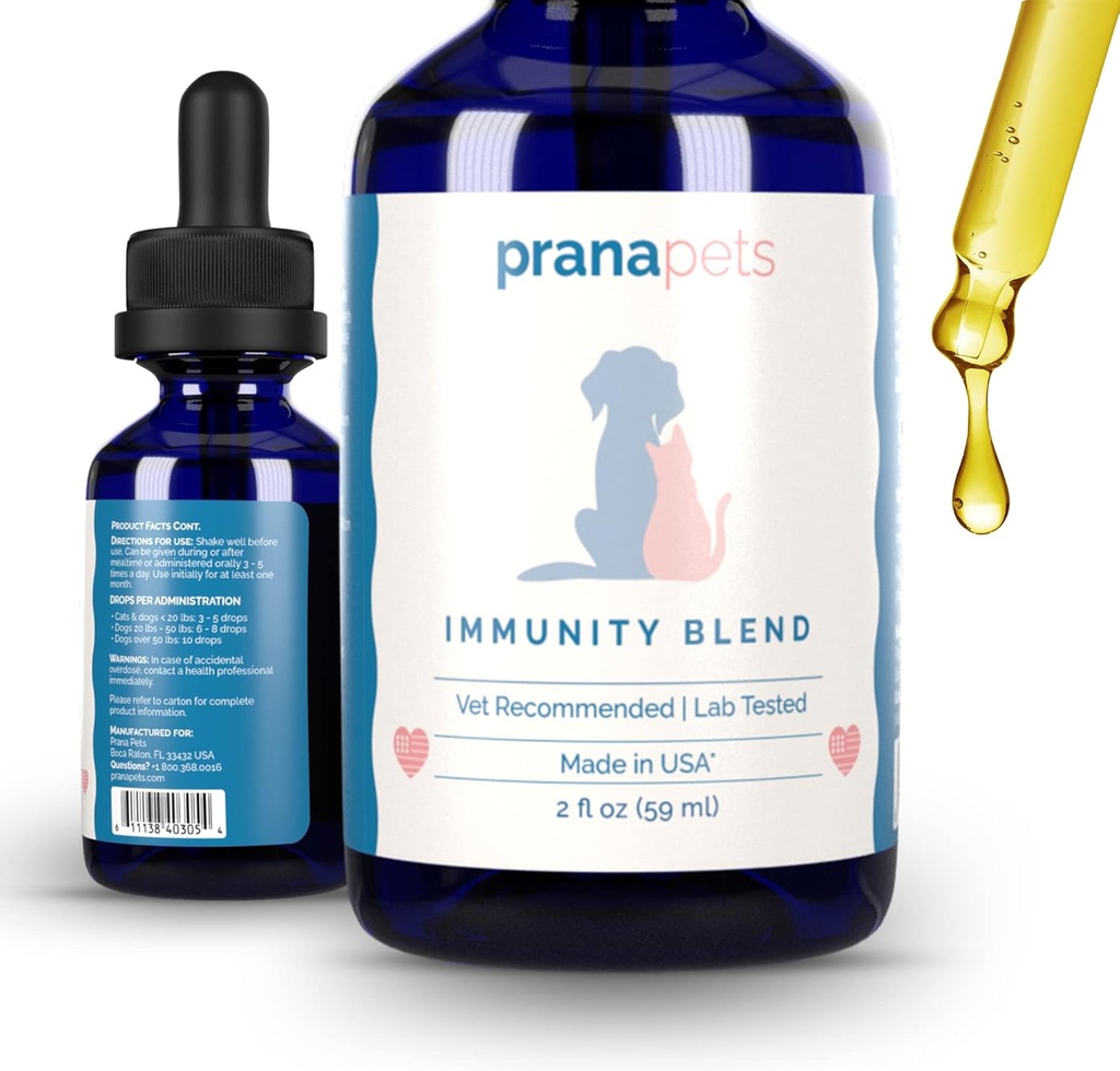 PranaPets Immunity Blend συμπλήρωμα για σκύλους & γάτες 