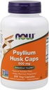 NOW Psyllium Husk 500mg, 200 κάψουλες (πακέτο των 3)
