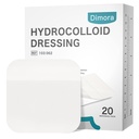 Dimora 20 Πακέτο Hydrocolloid Dressing, Ultra Thin 4" x 4" Μεγάλες Επιδέσμους Patch με Αυτοσυγκολλητική