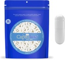Capsuline μέγεθος 000 - Χρωματιστά λευκά άδεια κάψουλες Ζελατίνη - 10000 κόμης - Κενά χάπια Gel κάψουλες - DIY καθαρό χάπι βοοειδών καψάκιο πλήρωσης - Κενά καπάκια - Kosher και Halal Πιστοποιημένο - Μη ΓΤΟ Πιστοποιημένο
