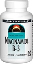 Source Naturals Niacinamide 1500mg, 100 Tabs (2 Pack)