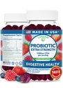 Lunakai USA Made Probiotic Gummies - 5 δισεκατομμύρια CFUs, Vegan, Non-GMO, Gluten-free - Digestive & Immune Support for Women & Men - 60 Μασώμενα Gummies