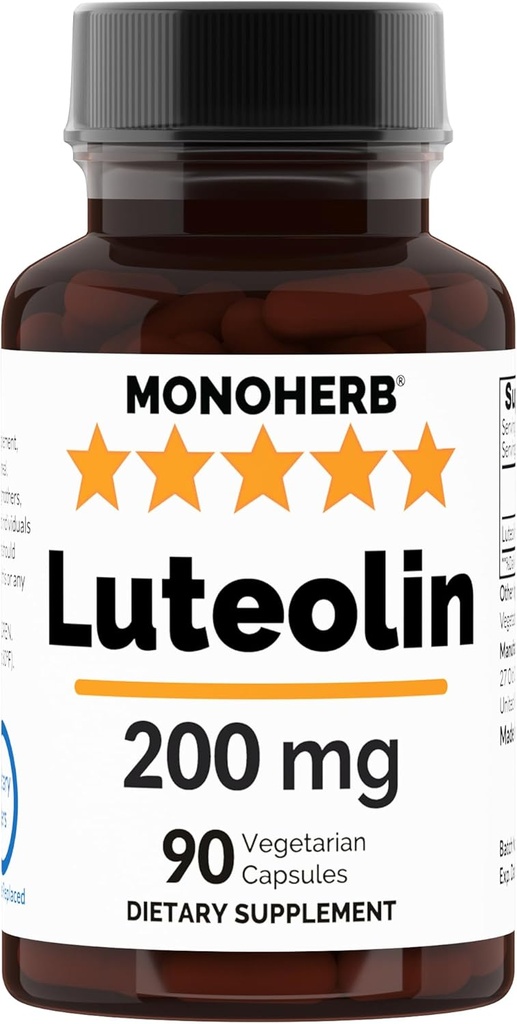 Luteolin 200 mg - 90 Veg Κάψουλες - 90 Servings
