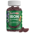 Συμπλήρωμα σιδήρου για τα παιδιά – 5 mg Παιδιά Gummies με βιταμίνη C – Great-Tasting Gummies Grape Flavor – Υποστηρίζει την Ανοσολογική Υγεία & Βοηθά με την Ανεπάρκεια του Σιδήρου – Vegan, Kosher, Non-GMO – 60 Count