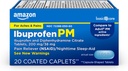 Basic Care Ibuprofen PM, Ibuprofen 200 mg και Diphenhydramine Citrate 38 mg δισκία, Pain Reliever και Nighttime Sleep- Aid, 20 Count