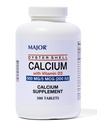 Major Oyster Shell Calcium with Vitamin D3 500 mg / 5 mcg (200 IU) - Καθημερινή Συμπλήρωμα ασβεστίου - 300 δισκία (1 Συσκευασία)