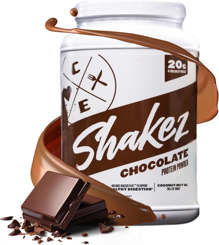 Καθαρή σκόνη πρωτεΐνης Eatz, 30 μερίδες, 20g πρωτεΐνης ανά scoop, απώλεια βάρους ανακινήστε (σοκολικό)