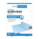 Care Science Hydrogel Sterile Burn Dressing Pads for Burn Relief, 4 ct 