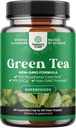 Κάψουλες Εκχύλισμα Πράσινου Τσάι - 500mg Pure Leaf Πράσινο τσάι συμπλήρωμα καφεΐνης - EGCG, εκχύλισμα καφεΐνης & Πολυφαινόλες συμπλήρωμα για υγιή Μεταβολισμός Υποστήριξη για γυναίκες & άνδρες - Φυσικό Detox - 60 κόμης