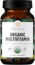 Truvani Daily Organic Multivitamin Supplement - Vegan, Non GMO Tablets with Iron & Biotin - Γαλακτοκομικά, Σόγια, & Gluten Free - 30 Day Supply (90 Tablets)