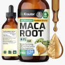 BIO KRAUTER Maca Root Liquid Drops - Maca Extract Βάμμα - Vegan, Sugar & Alcohol Free Extract 4 Fl.Oz.