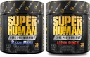 ALPHA LION Core Pre Workout Powder Bundle για Αντλία & Τρι-Πηγή Καφεΐνη για Παρατεταμένη Ενέργεια, Φρούτα Punch & Μπλε Βατόμουρο Γεύση (30 εξυπηρετεί το καθένα)