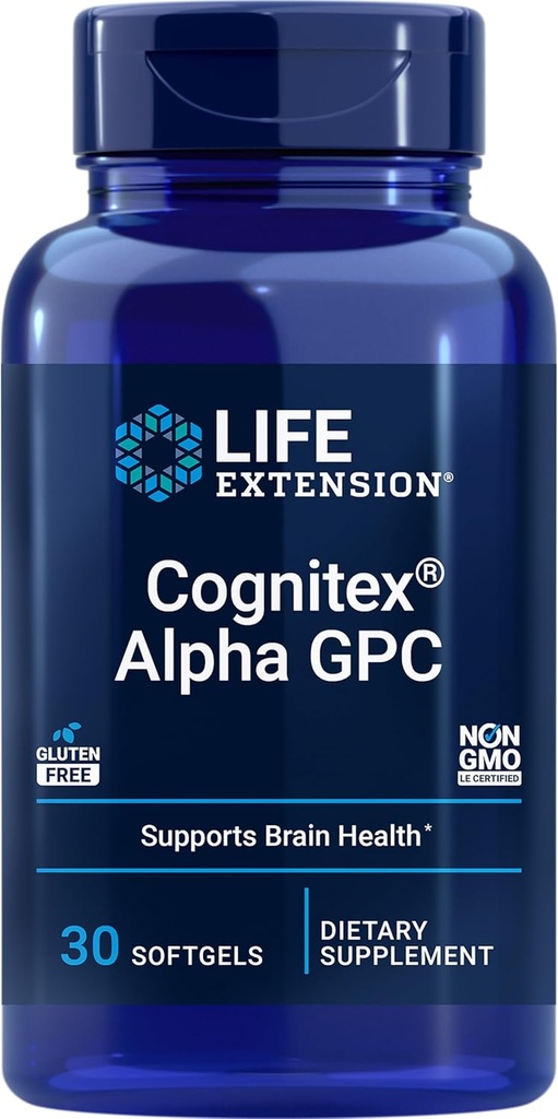 Life Extension Cognitex Basics, 30 Softgels - Multi-Nutrient Formula for Brain Health Support, Στοχευμένη Διατροφή για Μνήμη, Εστίαση, Προσοχή & Συνολική Γνωστική Απόδοση - Μη ΓΤΟ, Χωρίς Γλουτένη