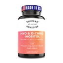 Συμπλήρωμα Myo Ινοσιτόλης & D-Chiro Ινοσιτόλης all-natural Remedies του Thomas με Folate και βιταμίνη D3, 40 έως 1 Ratio, μη-GMO, χωρίς πληρωτικά, CoQ10, 90 κάψουλες Vegan