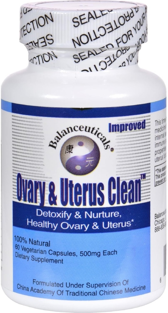 Birsppy Balanceuticals Ovary and Uterus Clean - 500 mg - 60 Capsules
