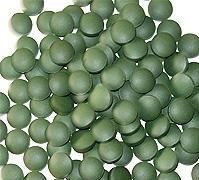 Ακατέργαστα δισκία χλωρέλλας (1000 Count, 250g), εν ψυχρώ, 100% ακατέργαστα και αγνά, βιολογικά σήματα