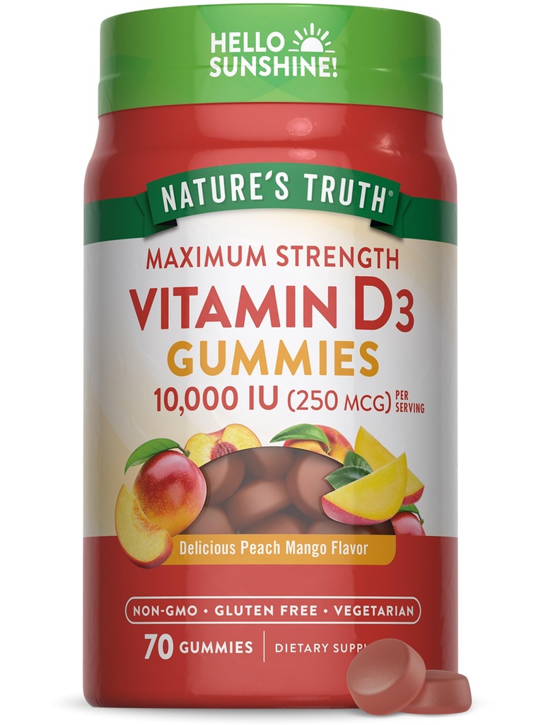 Η αλήθεια της φύσης Βιταμίνη D3 Gummies 