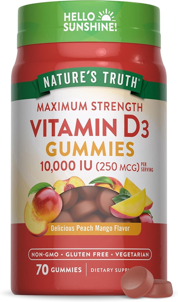 Η αλήθεια της φύσης Βιταμίνη D3 Gummies 