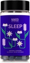 Γυμνός ύπνος - GABA L Theanine Natural Sleep Aid - Λίπος λεμονιού, λεβάντα και μελατονίνη για βελτιωμένη ποιότητα χαλάρωσης και ύπνου - Χωρίς γλουτένη και χορτοφάγους - 30 κάψουλες