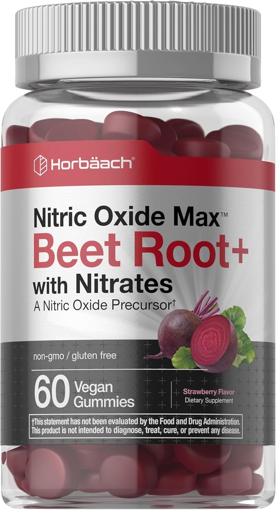 Horbäach Nitric Oxide Beet Root Gummies 
