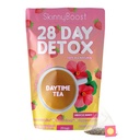 SkinnyBoost 28 Ημέρα Detox Ημέρα Τσάι -HIBISCUS BERRY (28 Τσάντες Τσάι) Υποστηρίζει την ενίσχυση του μεταβολισμού, Detox, Όλα φυσικά, μη ΓΤΟ, Vegan, Keto Φιλικό