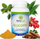 Glucofix - συμπλήρωμα βερβερίνης - συμπλήρωμα βοτάνων με κανέλα, Gymnema, βερβερίνη, πεπόνι, και κουρκουμά - 120 κάψουλες