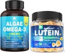 Χωρίς ζάχαρη Λουτεΐνη 20mg 40mg +Vegan Omega 3 DHA EPA