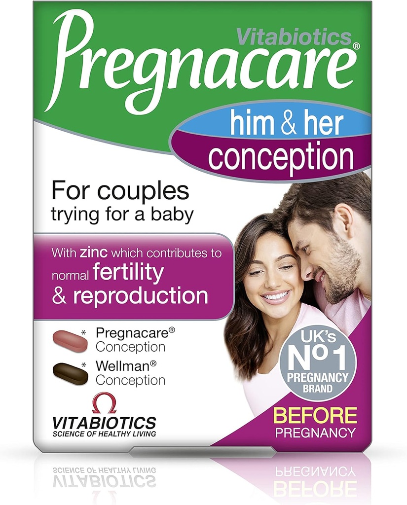 Vitabiotics - Pregnacare - His & His Conception - 2x30 Tabletισκία