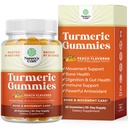 Turmeric Curcumin Ανοσοποιητική υποστήριξη Gummies - ανοσοενισχυτής Turmeric Gummies για την κοινή υποστήριξη και προηγμένη φροντίδα του δέρματος - με Black Pepper Joint Συμπλήρωμα Gummy Βιταμίνες με σκόνη κουρκουμίνης
