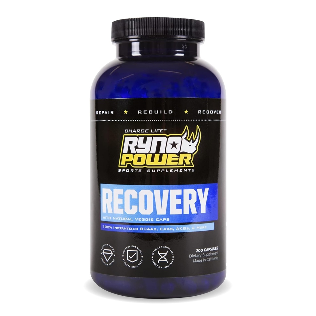 Ryno Power Recovery μετά την προπόνηση συμπλήρωμα κάψουλες (33 εξυπηρετούν)