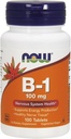 NOW Βιταμίνη Β-1 (θειαμίνη) 100 mg, 100 δισκία (πακέτο των 4)