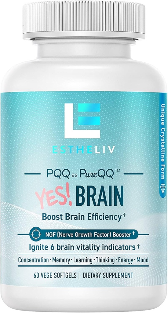 ESTHELIV® Yes! Brain - 60 Vegetable Softgels