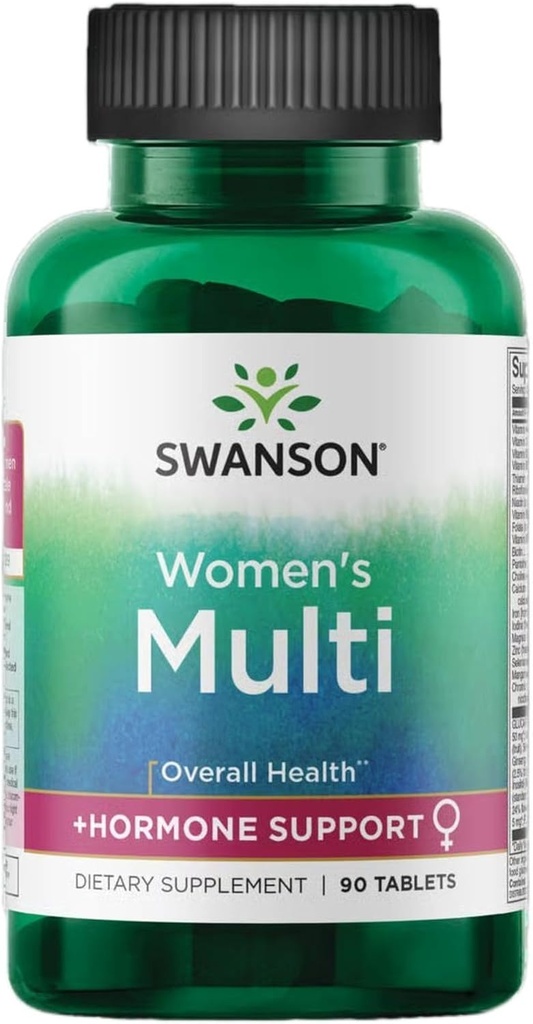 Swanson Multi Women's Prime Multivitamineral Energy Ανοσοποιητική Ορμονική Ισορροπία Υγιεινή Συμπλήρωμα 90 Δισκίων (Tabs)