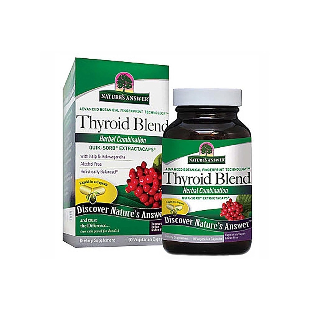 Απάντηση της φύσης Thyroid Πλήρης υγρό 90 κάψουλες 