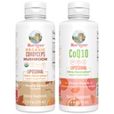 MaryRuth Organics Cordyceps Liposomal (Maple Spice) & CoQ10 (Citrus Peach) 
