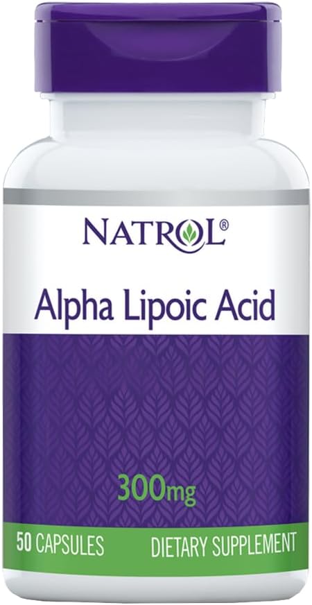 Natrol Alpha Lipoic Acid 300mg Κάψουλες, 50 Count (Pack of 3)