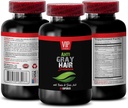 Best Naturals Anti Gray Hair - Anti Gray Hair for Men and Women - GET Your Style Επιστροφή - Σταματά Grey Hair Change - Καταλάση για Gray Hair - Anti Gray Hair Supplement - Υποστήριξη μαλλιών Βιταμίνες 1Bot 60Caps