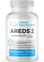 AREDS 2 Eye Vitamin & Mineral συμπλήρωμα για την οφθαλμική υγεία, Lutemax 2020 με το Natural Eye Institute AREDS 2 συστατικά μελέτης Λουτεΐνη, βιταμίνη C, & Ζεαξανθίνη, 120 Mini Softgels