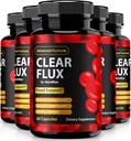 (5 Pack) Καθαρά χάπια Φλουξ, επίσημες κάψουλες ClearFlux, Όλα-Φυσική Υποστήριξη, Premium Υποστήριξη για τη διατήρηση σταθερών επιπέδων & Υγιούς Κυκλοφορίας, Φυσική κριτική για την υγεία Clear Flux (300 κάψουλες)