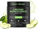 Creatine Monohydrate – 5g Creatine Monohydrate Powder – Advanced Creatine για γυναίκες και άνδρες – Bulk Συμπληρώματα Creatine – Delicious Fruit Punch Flavor – 10oz (40 Servings, Sour Apple)