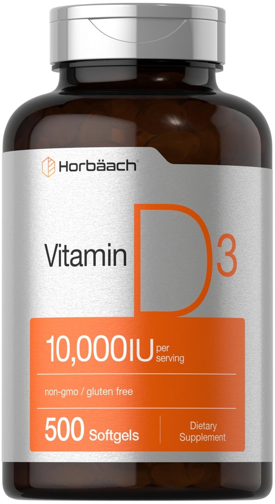 Horbäach Βιταμίνη D3 10000 IU 