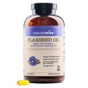 NatureWise flaxseed Oil 1.242 mg, Fish Free Omega 3 6 9 με 720mg ALA, Συμπλήρωμα διατροφής για την υποστήριξη της υγείας της καρδιάς - Βιολογικό, κρύο πιεσμένο, μη GMO - 240 Softgels[8-Month Supply]