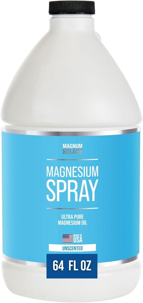 Σπρέι μαγνησίου - Big 64 oz USP Βαθμός Αμιγής Σπρέι Λάδι Μαγνησίου - Made in USA