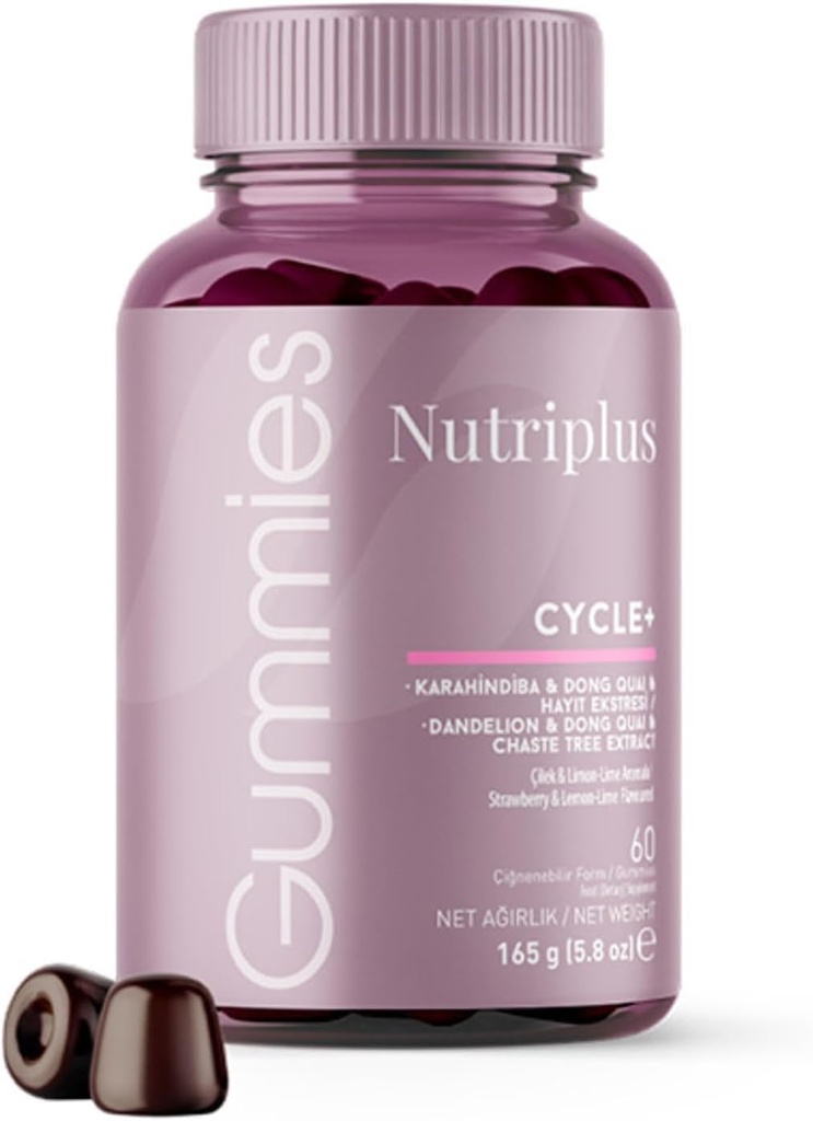 FARMASi Nutriplus Dietary Supplement, Jelly Vitamins, 60 pcs - Multivitamin Support, Boosts Immunity, Promotes Wellness, Daily Supplement, Minerals, Healthy Growth (1 Count, Strawberry, Lime)