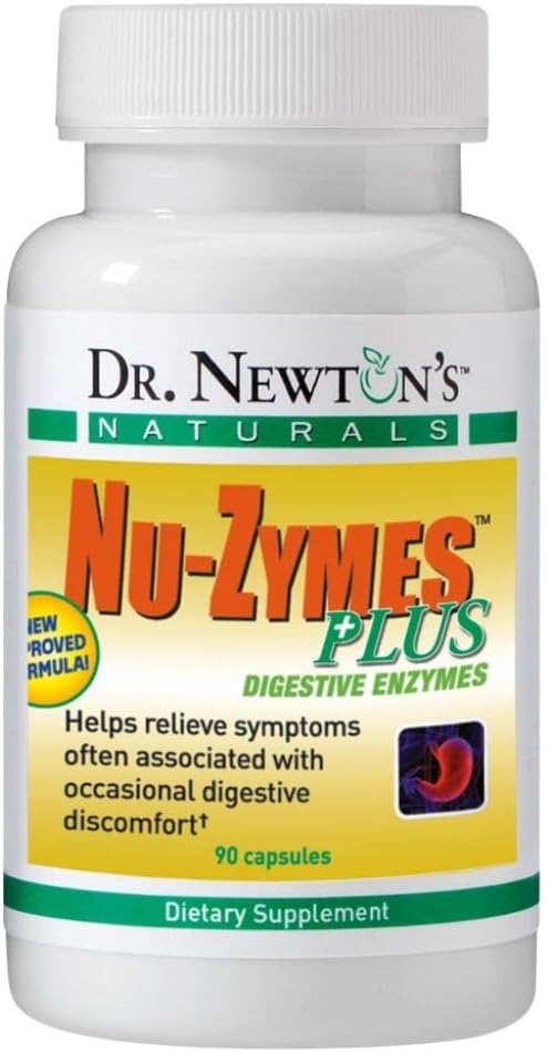 Dr. Newton's Naturals Nu-Zymes Plus Digestive Enzymes 90 Κάψουλες χορτοφάγων